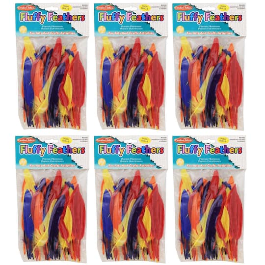 Charles Leonard Duck Quill Feathers, 6 Packs